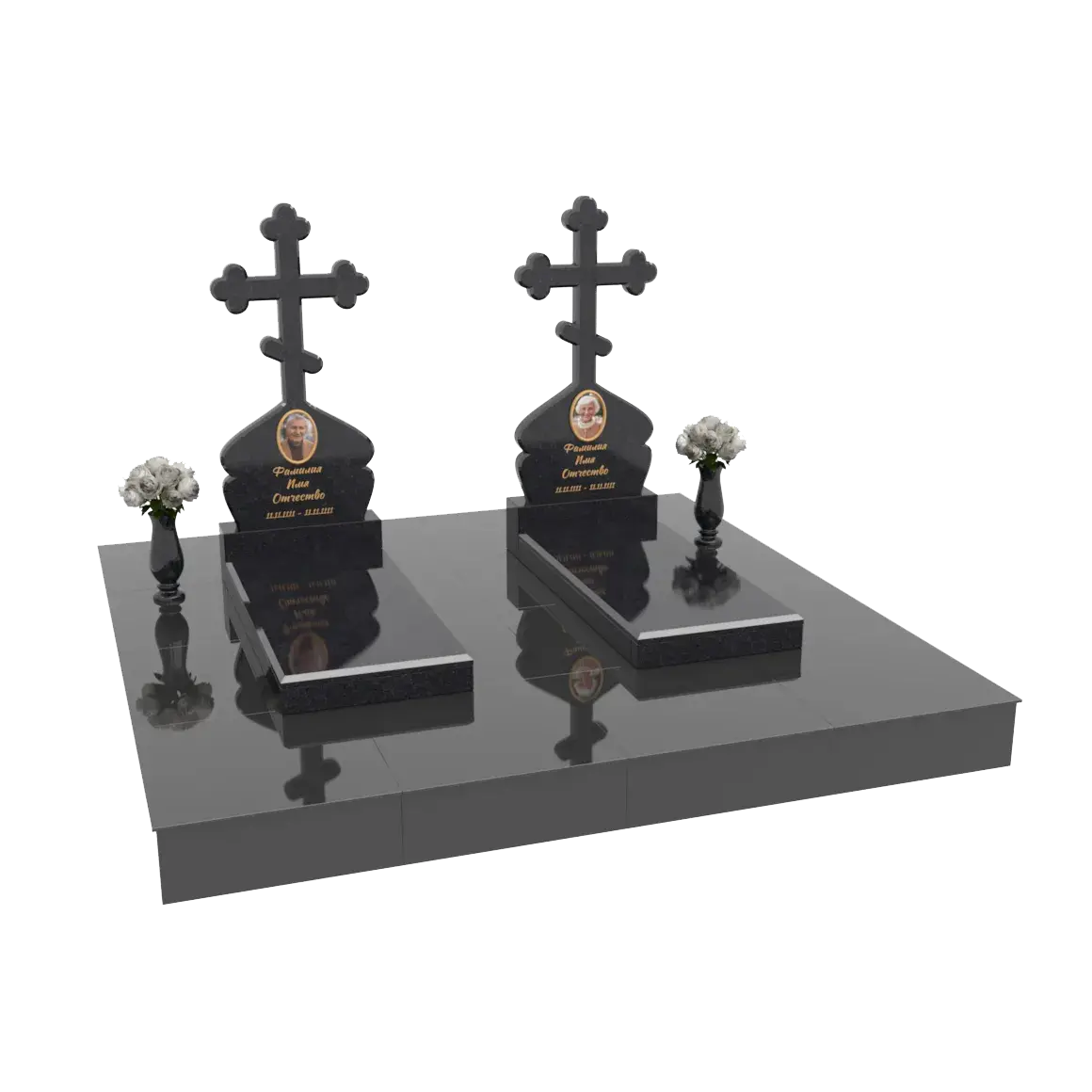 Мемориальный комплекс из гранита 10